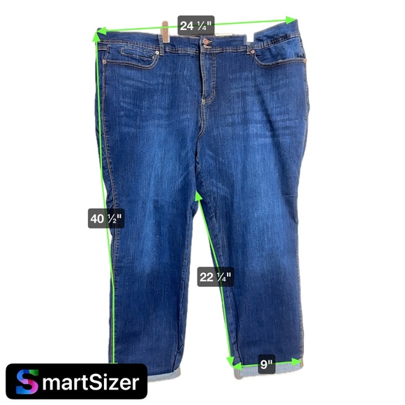 Inc Core Denim Women's Jeans 26W Blue Boyfriend (International Concepts) - Picture 6 of 8